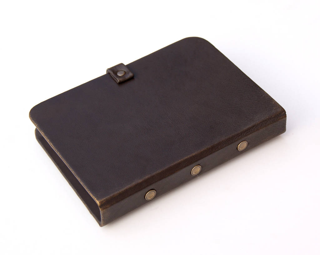 Steampunk leather journal, leather notebook, travel journal, journal with lock