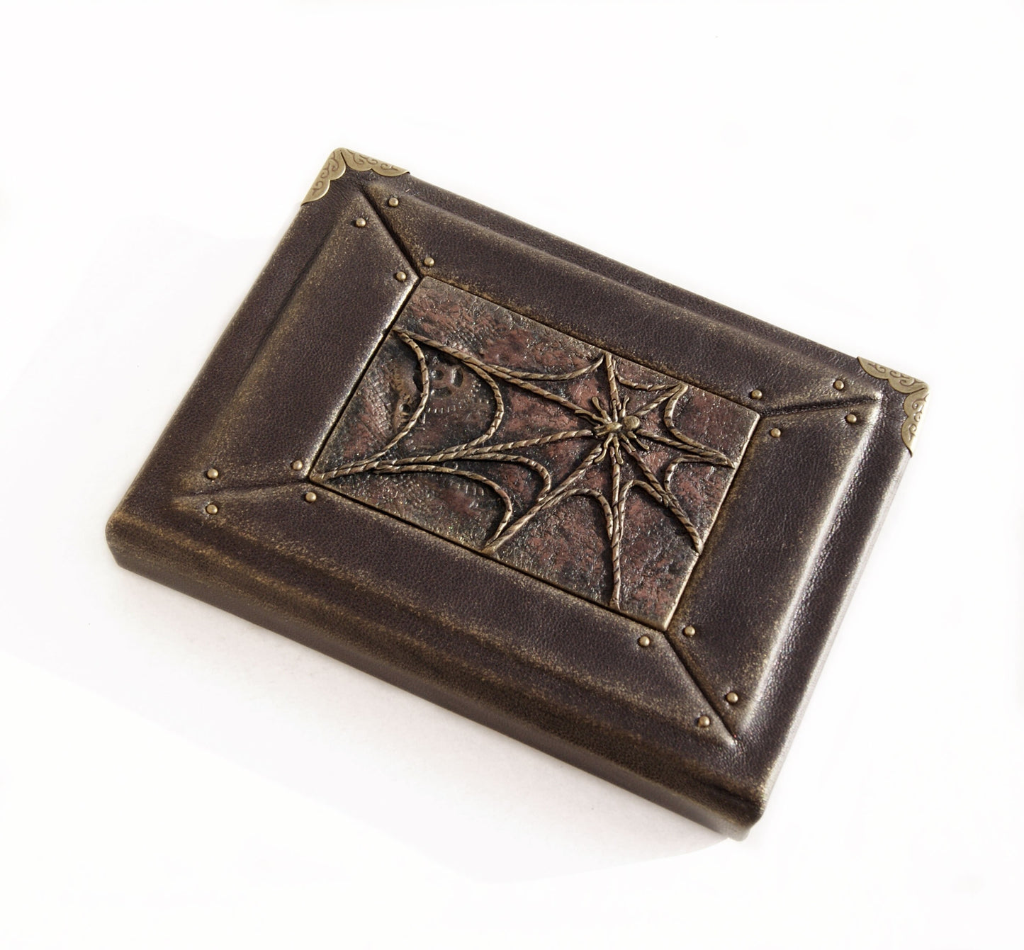 Leather notebook personalized, vintage style leather journal diary, rustic handmade journal