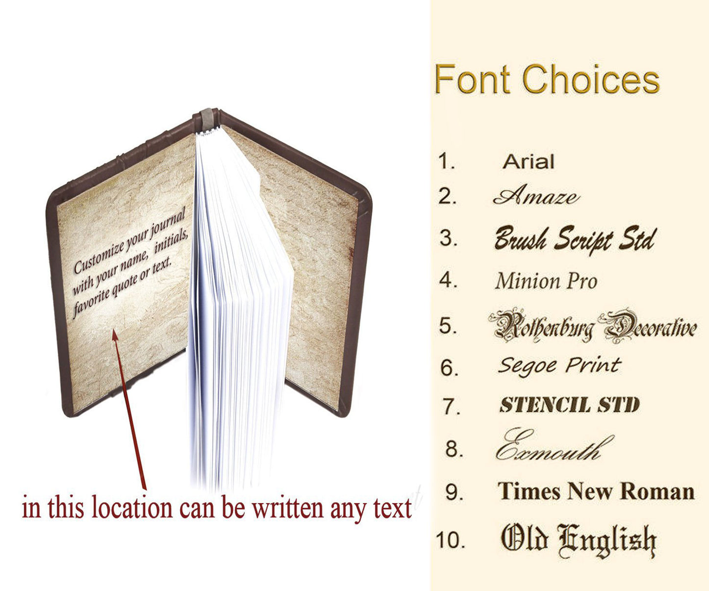 Gothic Witch Journal  - Handmade Leather Spell Book with 3D Crow's Skull