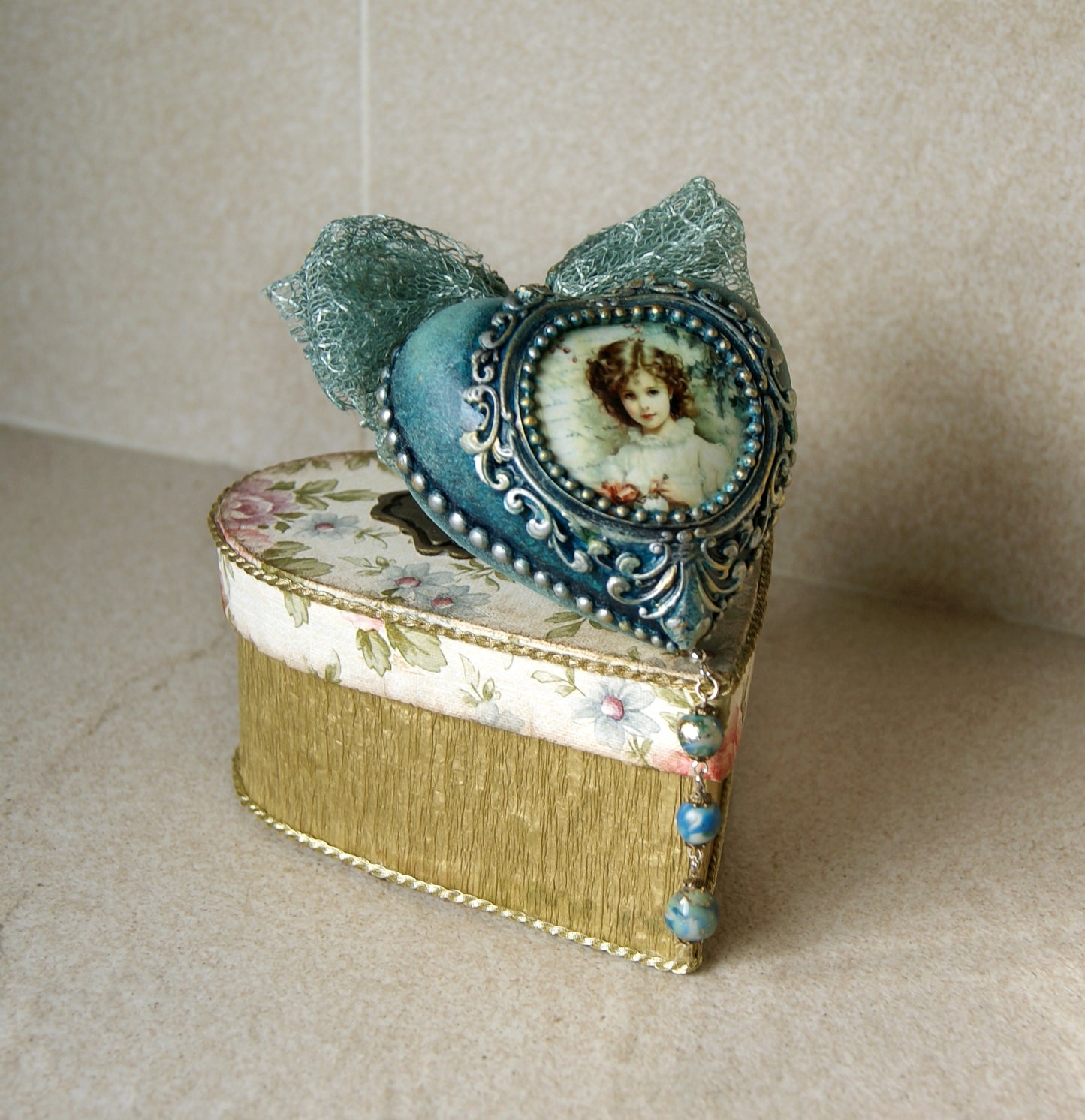 Christmas tree ball in gift box