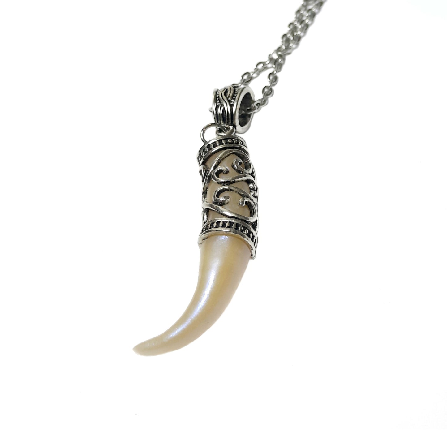 Fang-Halskette, magischer Anhänger, Gothic-Schmuck