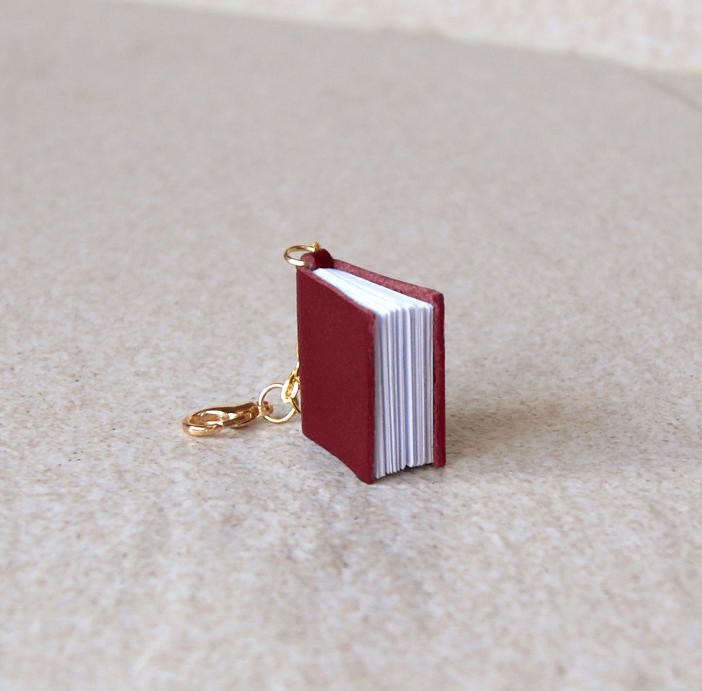 Set of 5 Miniature book, miniature book keychain